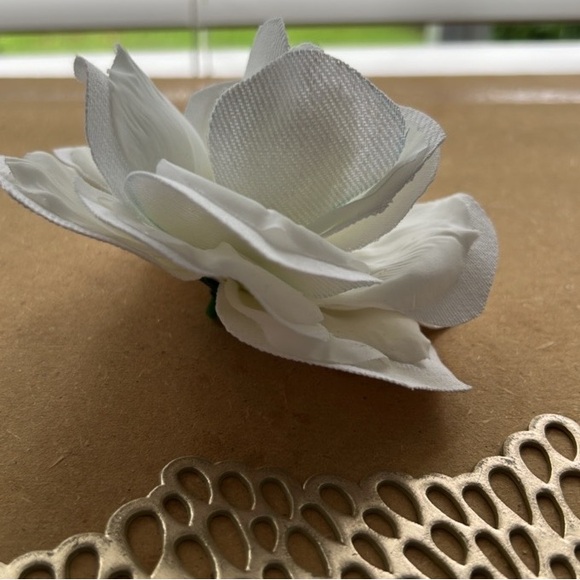 One handmade denim rose from Project Denim Rose by Shawn Marie’s Closet. - Picture 2 of 6